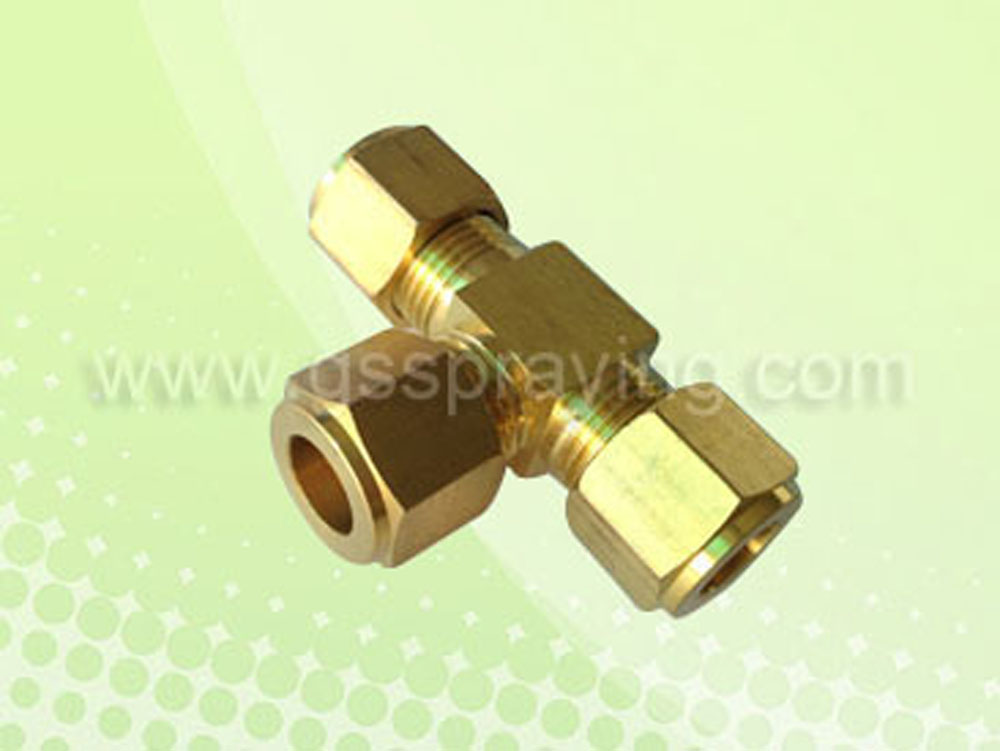 High pressure mist threaded union  T-connectors